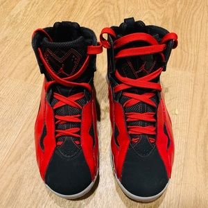 Jordans - True Flight Black and Red. Size 10.